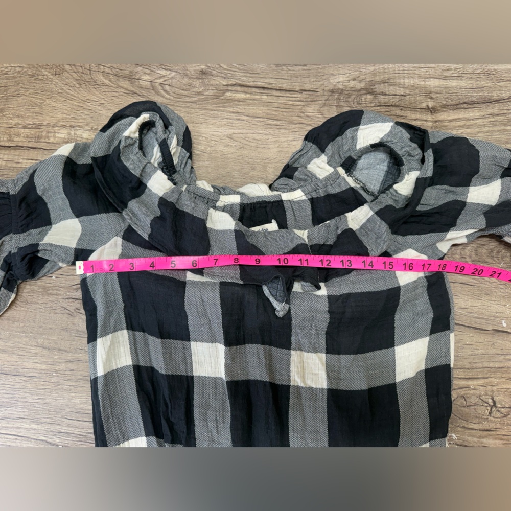 Anthropologie Ruffled Boat‎ Neck Top size xs - Picture 4 of 7